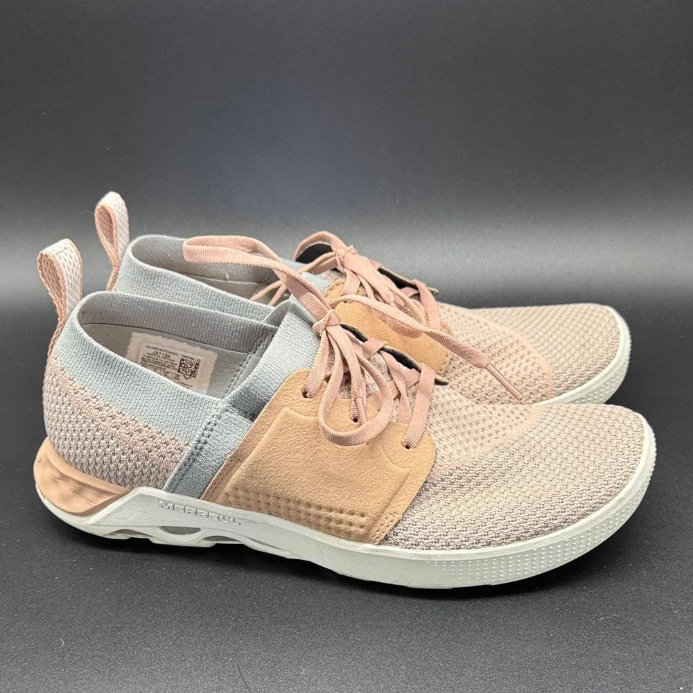 Merrell Women's Sneakers in Peach and Grey Sz 8.5 - Picture 3 of 7